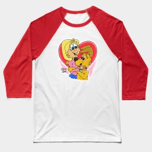 Love my Dog "Fritts Cartoon" Baseball T-Shirt